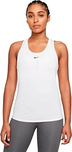 Nike Dri-FIT One Funktionsshirt ärmellos weiß/schwarz (Damen)