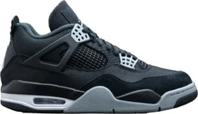 Nike Air Jordan 4 Retro black canvas