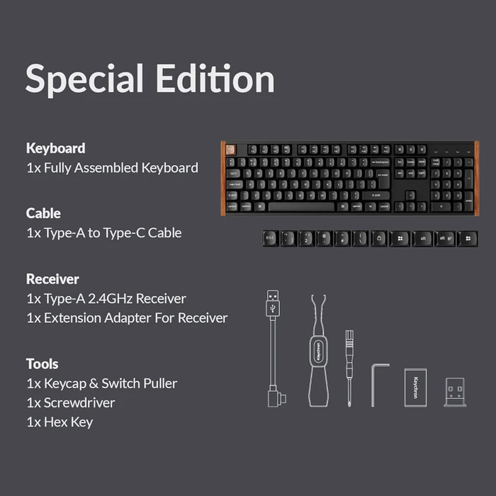Keychron K10 HE Wireless, Special Edition ISO White, LEDs RGB, Gateron 2.0 Magnetic Nebula, USB/Bluetooth, ES