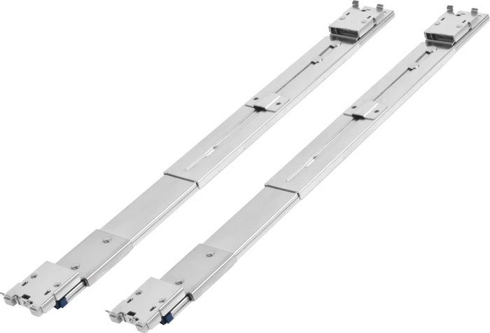 SilverStone RMS08-20, Rackmountschienen, silber, 25mm, 1HE