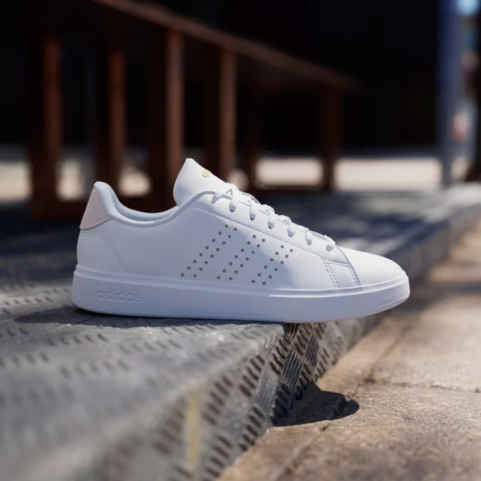adidas Advantage 2.0 cloud white/putty mauve/gold metallic (Damen)