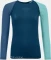 Ortovox 120 Comp Light Funktionsshirt langarm petrol blue (Damen) Vorschaubild