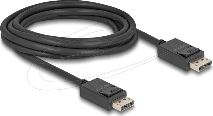 DeLOCK DisplayPort 2.1 Kabel schwarz, 3m