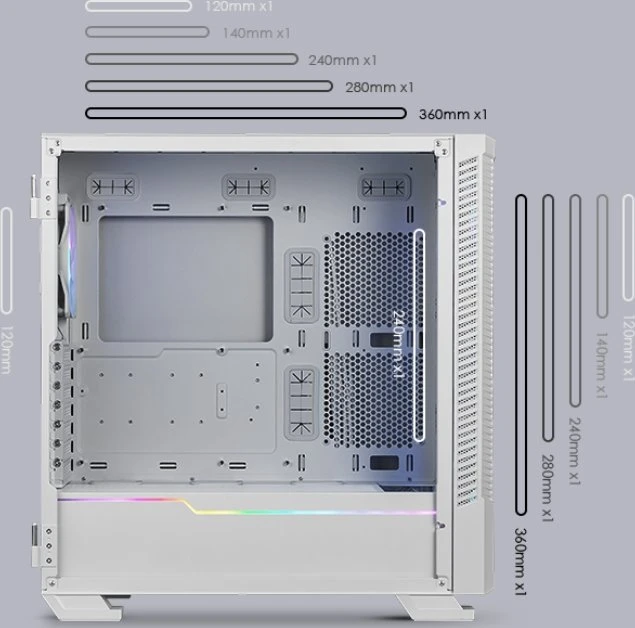 MSI MPG Velox 100R White, weiß, Glasfenster