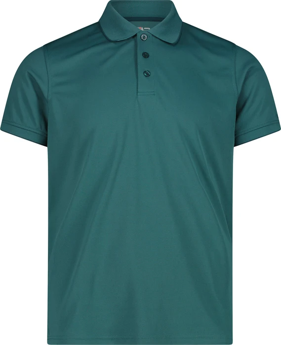 CMP Einfarbiges Pique Poloshirt kurzarm lichen (Herren)