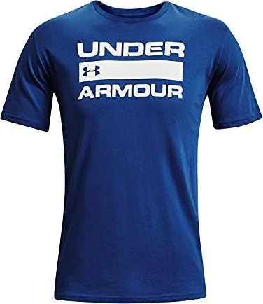 Under Armour Team Issue Wordmark Funktionsshirt kurzarm tech blue/white (Herren)