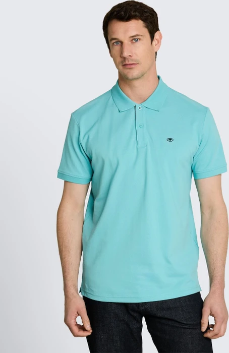 Tom Tailor Piqué Poloshirt kurzarm river teal (Herren)