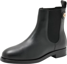Tommy Hilfiger Chelsea Boots Stud Leather Low schwarz (Damen)