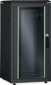 Digitus Professional Unique Serie Serverschrank 26HE, Sicherheitsglastür, IP2X, schwarz, 1000mm tief