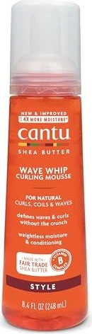 Cantu Shea Butter for Natural Hair Wave Whip Curling Mousse, 248ml