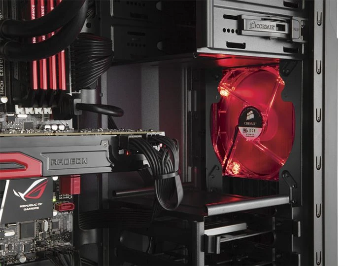 Corsair Carbide Series SPEC-01 Red LED, Acrylfenster