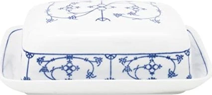 Kahla Blau Saks Butterdose 14.2x17.3cm