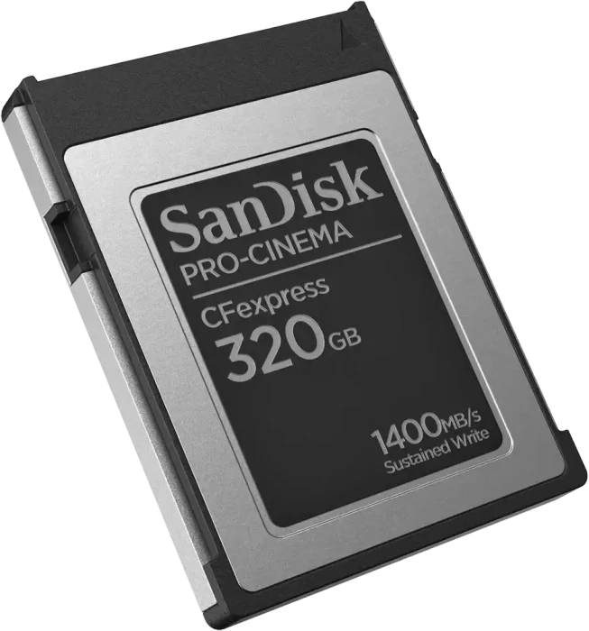 SanDisk PRO-CINEMA R1700/W1500 CFexpress 2.0 Type B 320GB