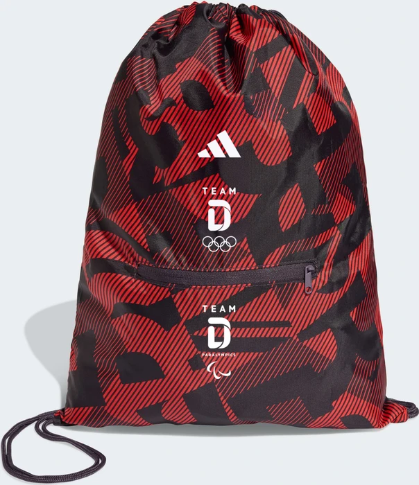 adidas Team D Sportbeutel aurora black/lucid red