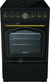 Gorenje EC52CLB Elektroherd mit Glaskeramik-Kochfeld