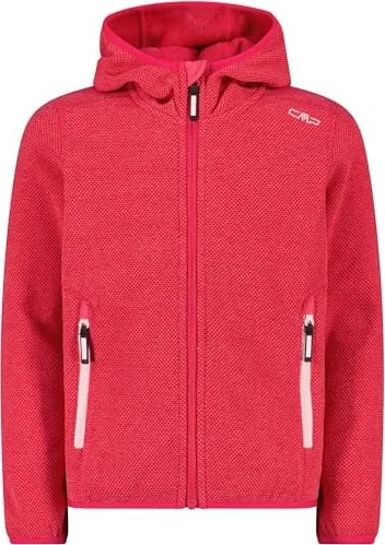 CMP Knit-Tech Meliert Fleece Jacke carminio/pink (Junior)