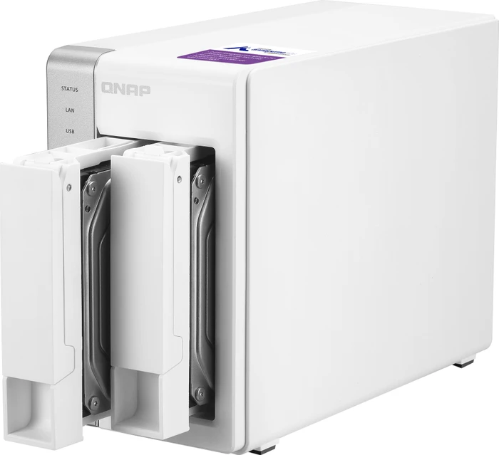 QNAP Turbo Station TS-231P, 1GB RAM, 2x RJ-45 1000Base-T, 3x USB-A 3.0