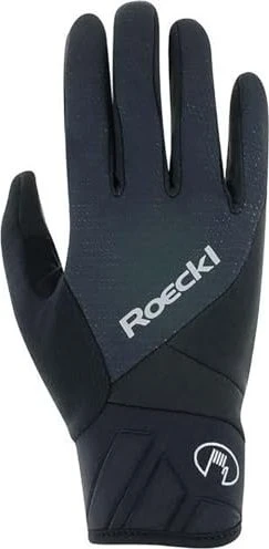 Roeckl Runaz Fahrradhandschuhe schwarz/weiß