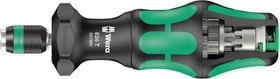 Wera Kraftform Kompakt Turbo 826 T Getriebe Bithalter-Schraubendreher, 1/4"