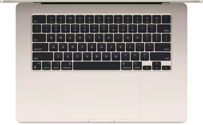 Apple MacBook Air 15", Starlight, M2 - 8 Core CPU / 10 Core GPU, 8GB RAM, 256GB SSD, DE [2023]