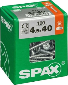 Spax WIROX A9J 4CUT T-STAR plus T20 Universalschraube, 4.5x40mm, 100 Stück