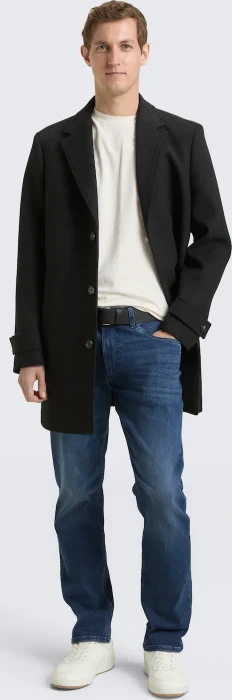 Tom Tailor Marvin Straight mit Superstretch Jeans used dark stone blue denim (Herren)