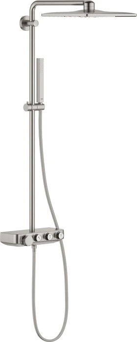Grohe Euphoria SmartControl System 310 Cube Duo Thermostat Duschsystem supersteel