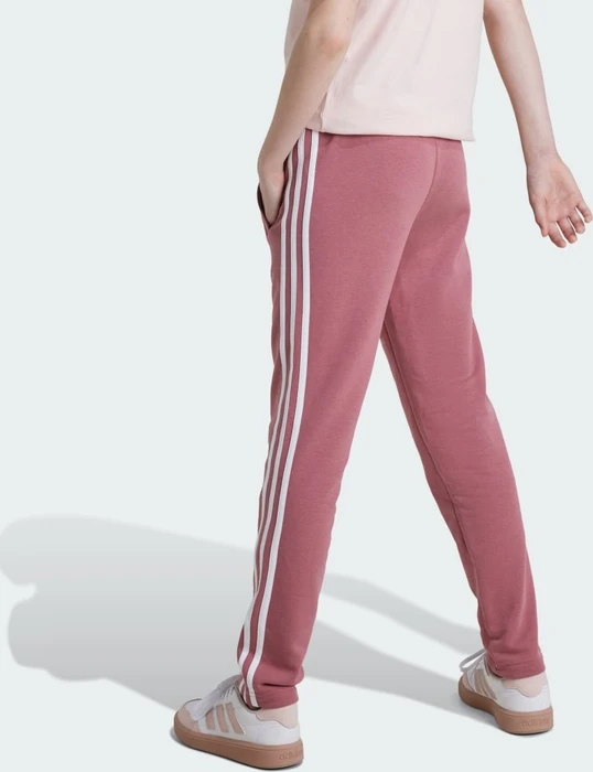 adidas Essentials 3-Streifen Trainingshose lang preloved crimson/sandy pink (Junior)