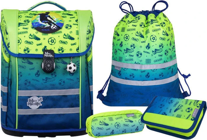 McNeill Perfecto Football 2T Schultaschen-Set, 5-tlg.