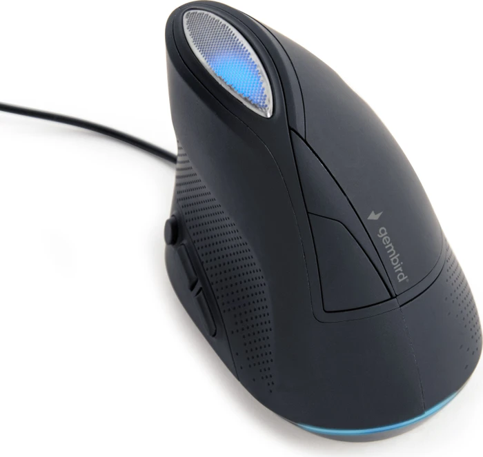 Gembird Ergonomic 6-Button Optical Mouse ERGO-03 schwarz, USB