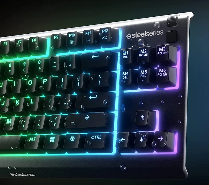 SteelSeries Apex 3 TKL, schwarz, LEDs RGB, USB, DE