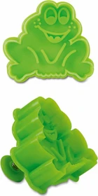 Städter Präge-Ausstecher mit Auswerfer Frosch 5.5cm grün