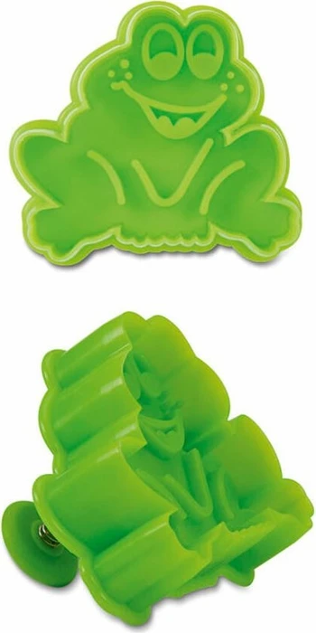 Städter Präge-Ausstecher mit Auswerfer Frosch 5.5cm grün