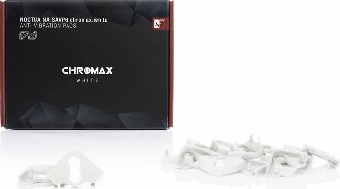 Noctua NA-SAVP6 chromax.white Anti-Vibrations-Pads für NF-A20, weiß, 16er-Pack