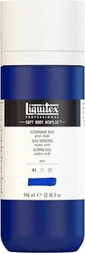 Liquitex Professional Soft Body Acrylic ultramarine blue green shade, 946ml