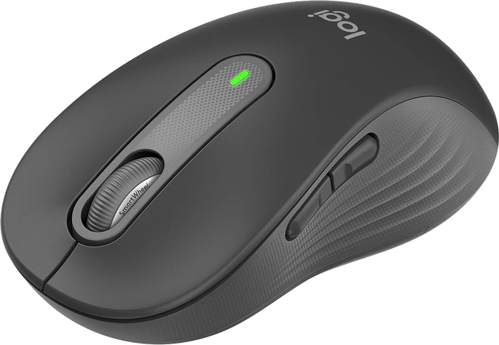 Logitech Signature M650 Large, Graphite, Logi Bolt, USB/Bluetooth