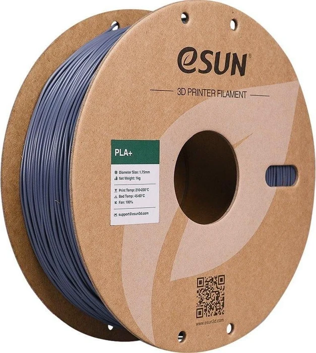 eSUN PLA+, grau, Spule, 1.75mm, 1.00kg