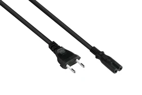 Good Connections Netzkabel Euro 8 auf Euro C7, schwarz, 0.5m