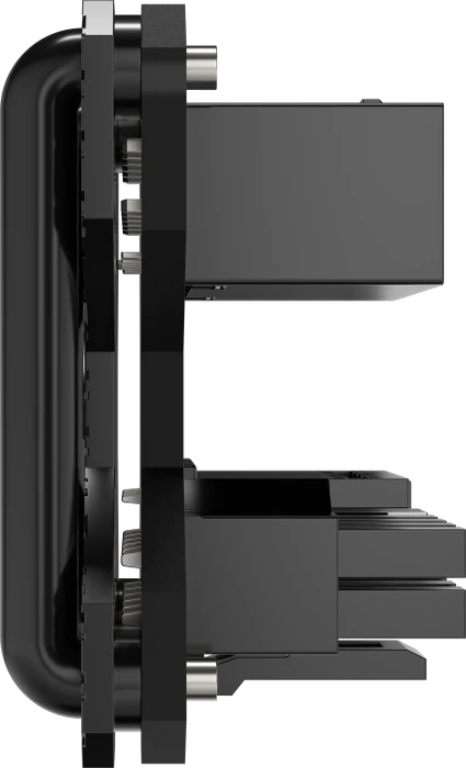 Corsair 12V-2x6 Winkeladapter 180°, PCIe 5.1 GPU Power Bridge, Stil A, Sense Pins innen, schwarz
