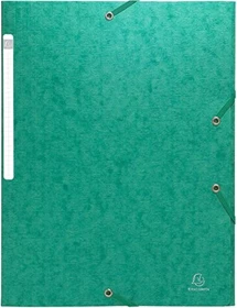 Exacompta Sammelmappe Colorspan 600g/m² mit Gummizug, A4, grün, 25er-Pack