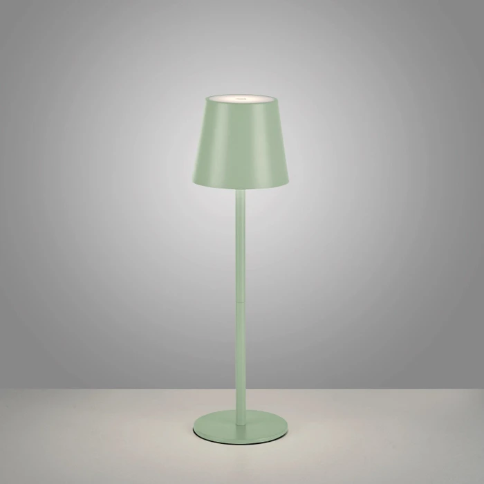 Paul Neuhaus Just Light Euria Akku-Tischleuchte 37cm lindgruen