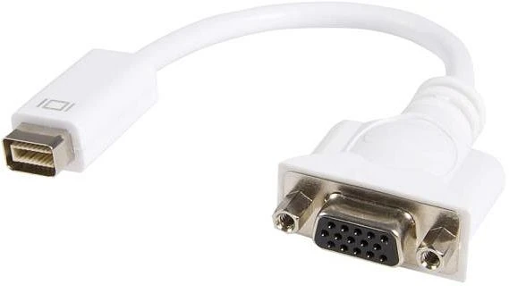 StarTech Mini DVI auf VGA Adapterkabel weiß