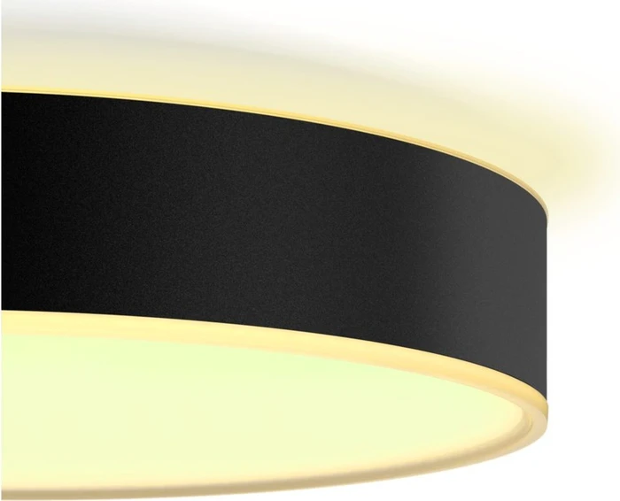Philips Hue White Ambiance Enrave M Deckenleuchte schwarz
