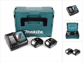 Makita Powersource-Kit Starterset 18V, 5.0Ah, Li-Ionen, 2 Akkus [10.0Ah] [180Wh]
