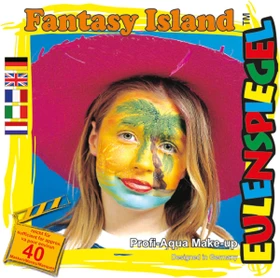 Eulenspiegel Fantasy Island Schmink-Palette
