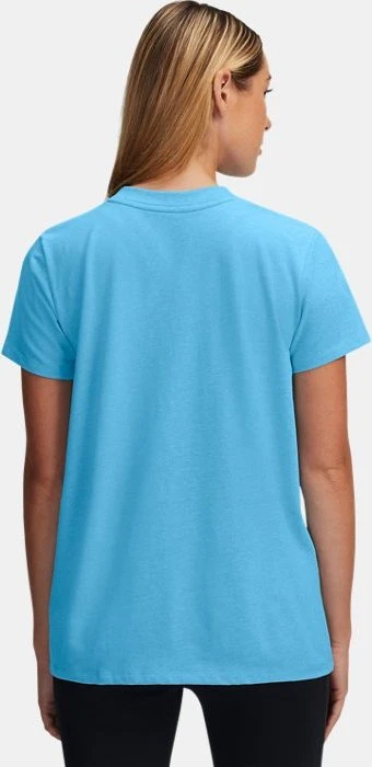 Under Armour Rival Core Funktionsshirt kurzarm ether blue/white (Damen)