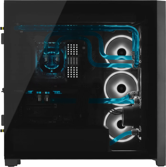 Corsair iCue 5000D RGB Hydro X, schwarz, Glasfenster