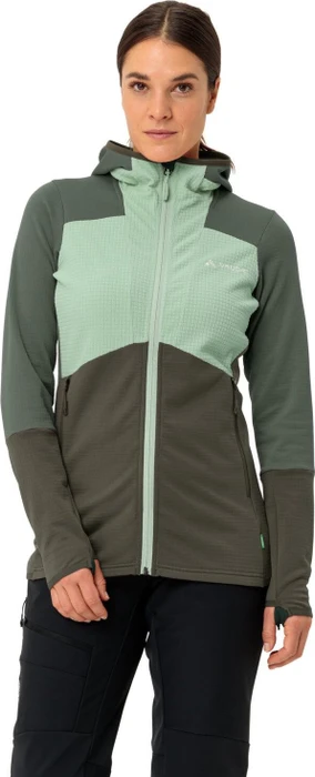 Vaude Monviso Grid Fleece Funktionsjacke agave (Damen)