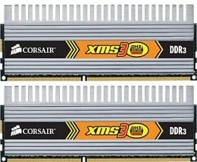 Corsair XMS3 DHX UDIMM 4GB Kit, DDR3-1333, CL9-9-9-24