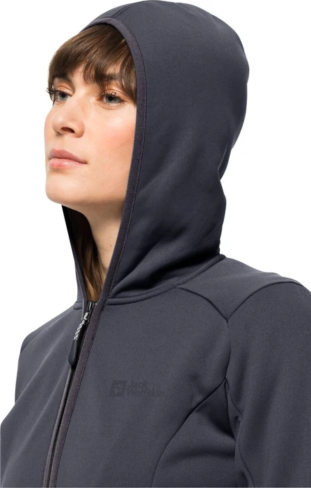 Jack Wolfskin Baiselberg Hoody FZ Jacke dolphin (Damen)